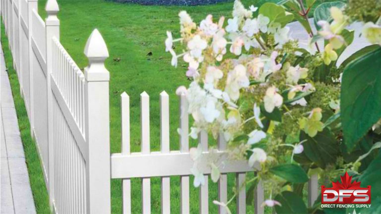 picket pvc vinyl fence canada