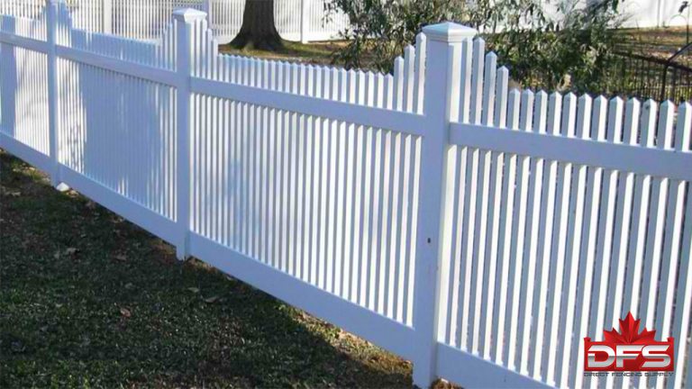 picket pvc fence moose jaw