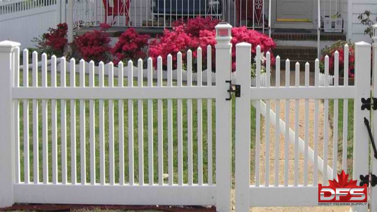 picket pvc vinyl fence canada