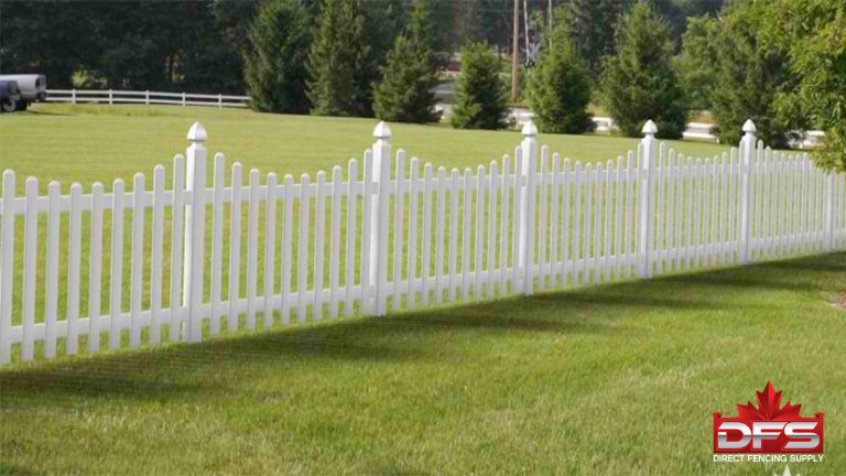 picket vinyl fence saskatchewan