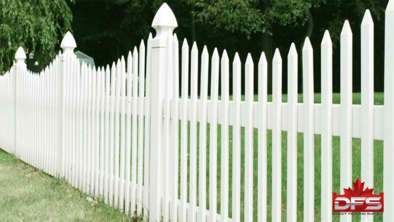 picket vinyl fence canada