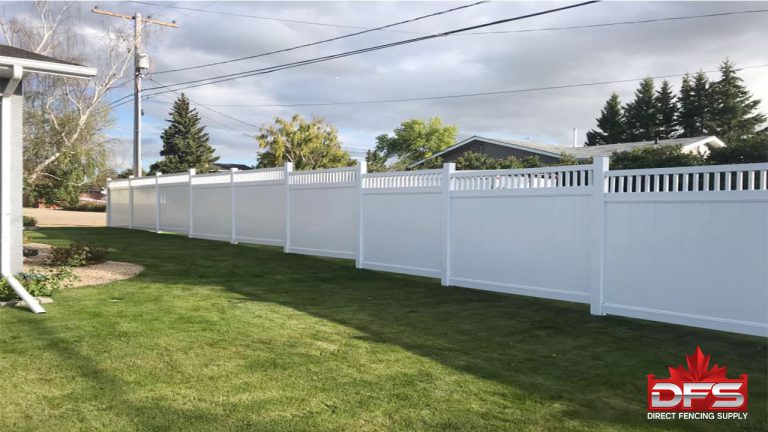 privacy vinyl fence canada