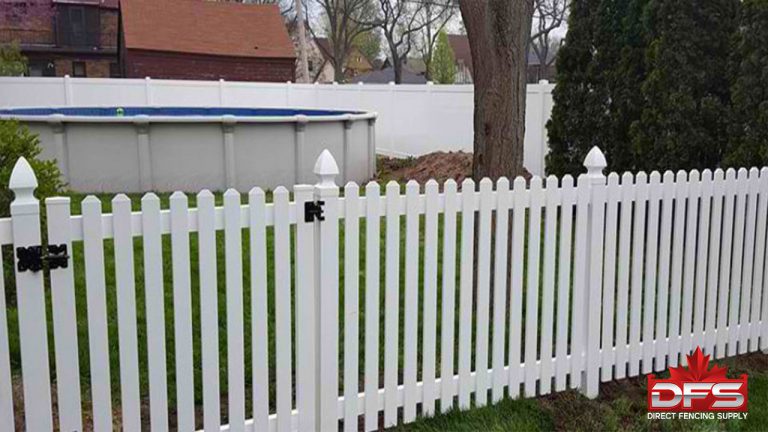 picket vinyl fence saskatchewan