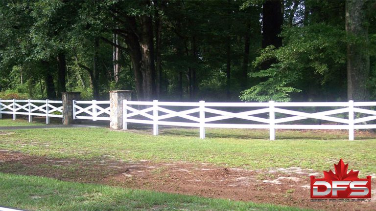 ranch rail vinyl fence canada