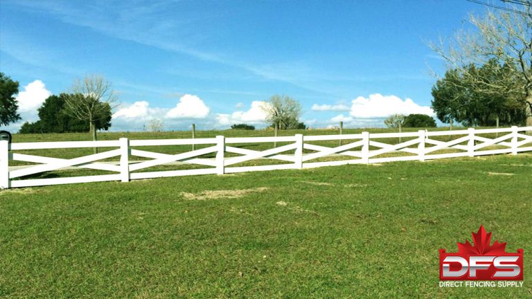 ranch rail pvc fence moose jaw