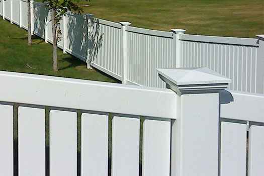 vinyl fence New England Post Cap