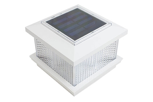 pvc fence Solar Light Post Cap